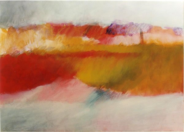 Skadi_Engeln_Malerei_Ueberbordendes_Land_gelb_rot_100x140_2006