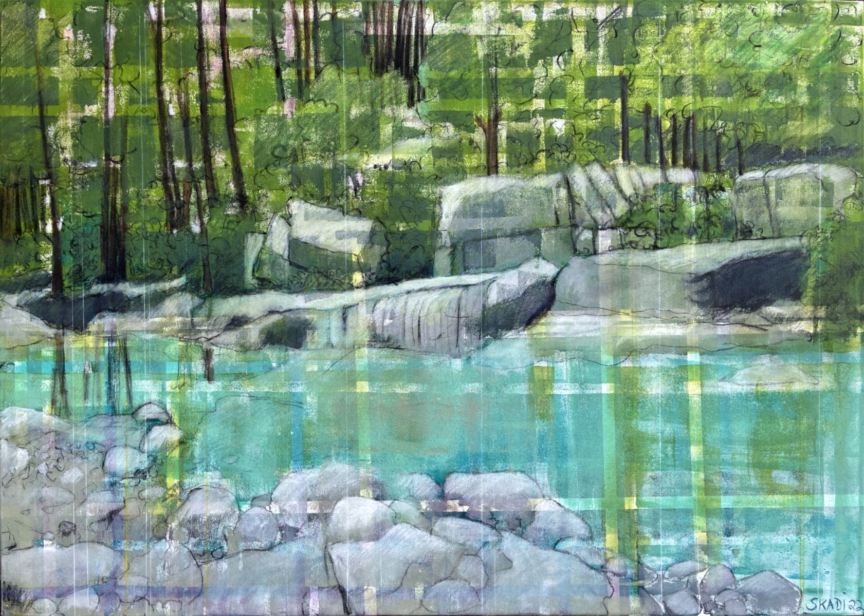 Skadi_Engeln_Korsika_Manganello_9100x140cm_Malerei_Tempera_Kohle_Kreiden_Leinwand_2022_2000